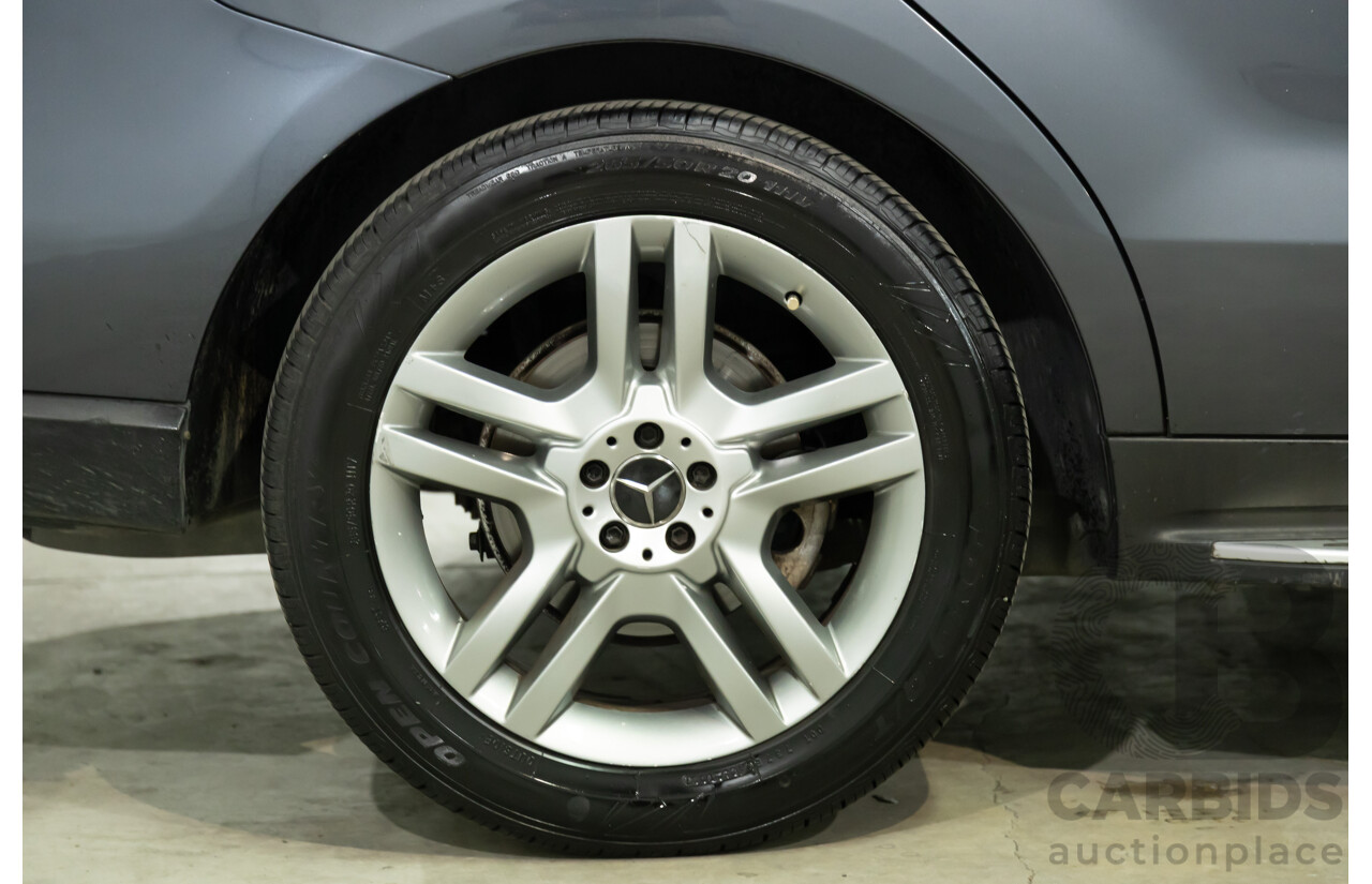 5/2012 Mercedes-Benz ML 250 CDI Bluetec (4x4) 166 4d Wagon Tenorite Grey Metallic Turbo Diesel 2.1L