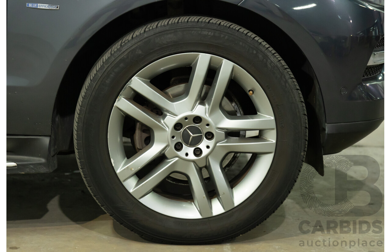 5/2012 Mercedes-Benz ML 250 CDI Bluetec (4x4) 166 4d Wagon Tenorite Grey Metallic Turbo Diesel 2.1L