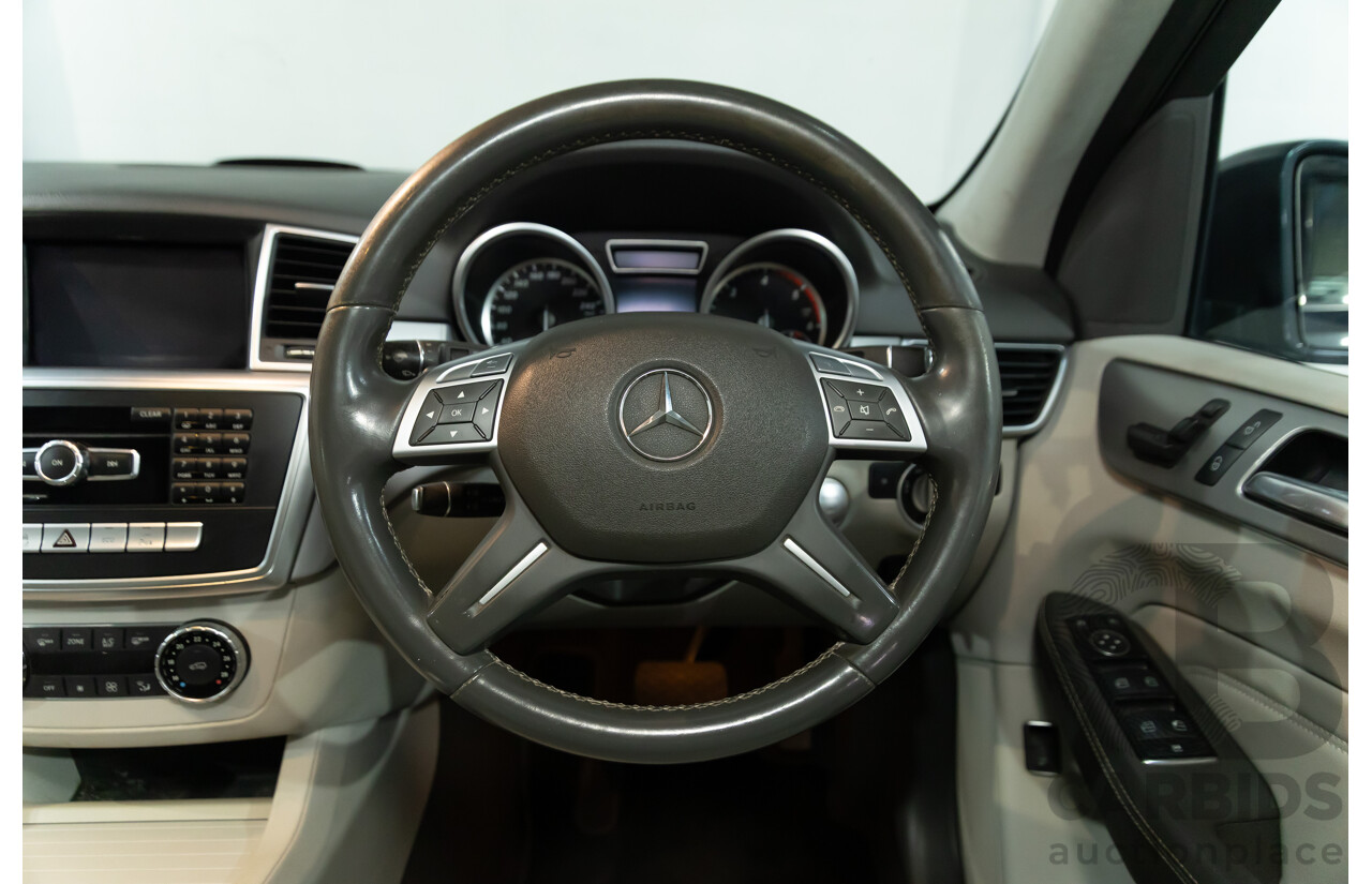 5/2012 Mercedes-Benz ML 250 CDI Bluetec (4x4) 166 4d Wagon Tenorite Grey Metallic Turbo Diesel 2.1L