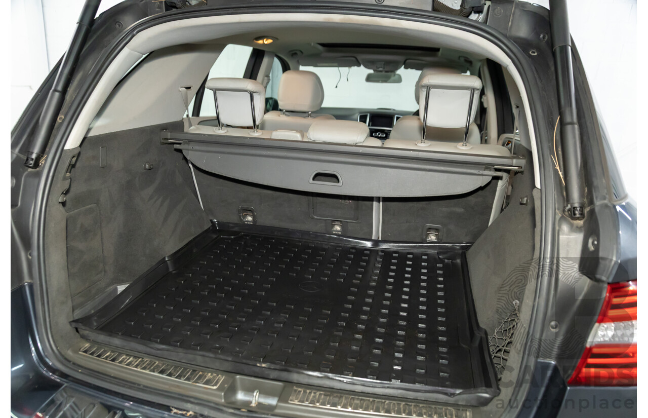 5/2012 Mercedes-Benz ML 250 CDI Bluetec (4x4) 166 4d Wagon Tenorite Grey Metallic Turbo Diesel 2.1L