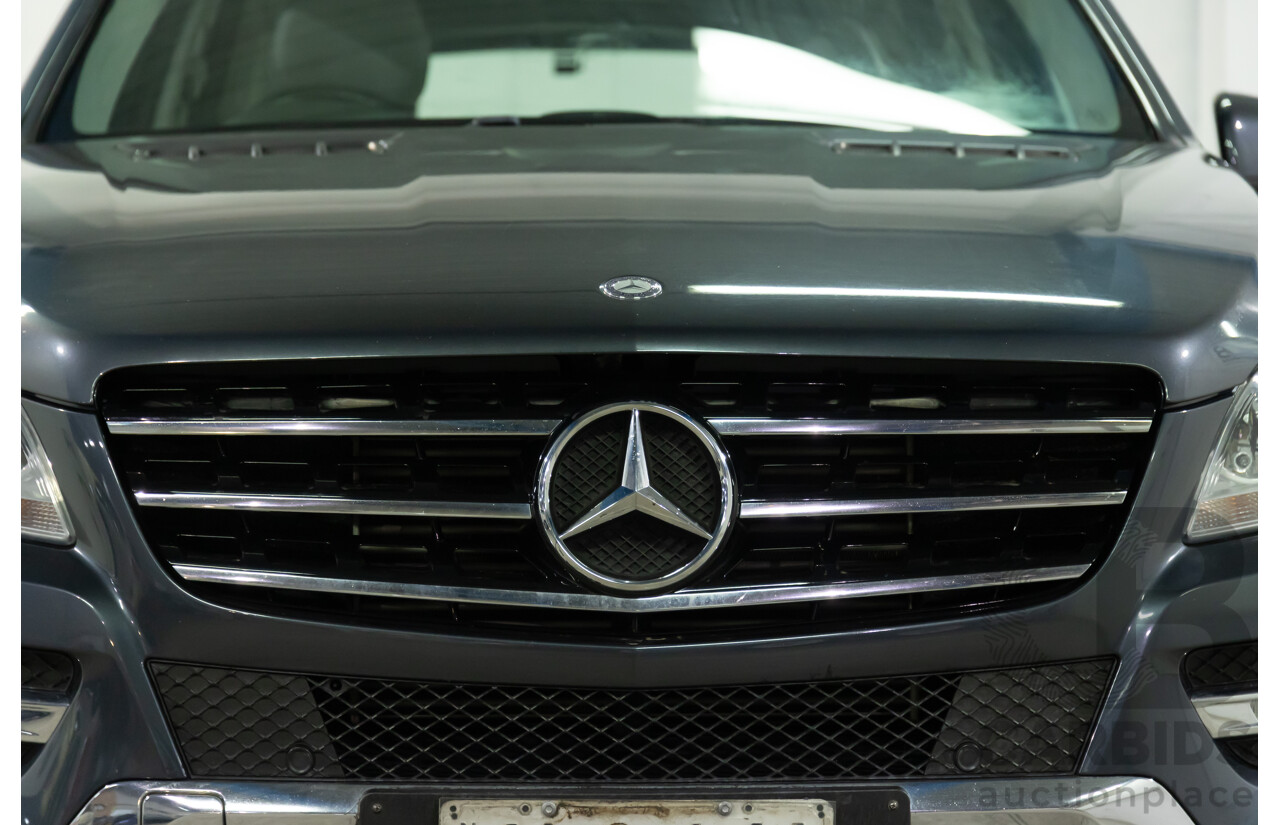 5/2012 Mercedes-Benz ML 250 CDI Bluetec (4x4) 166 4d Wagon Tenorite Grey Metallic Turbo Diesel 2.1L