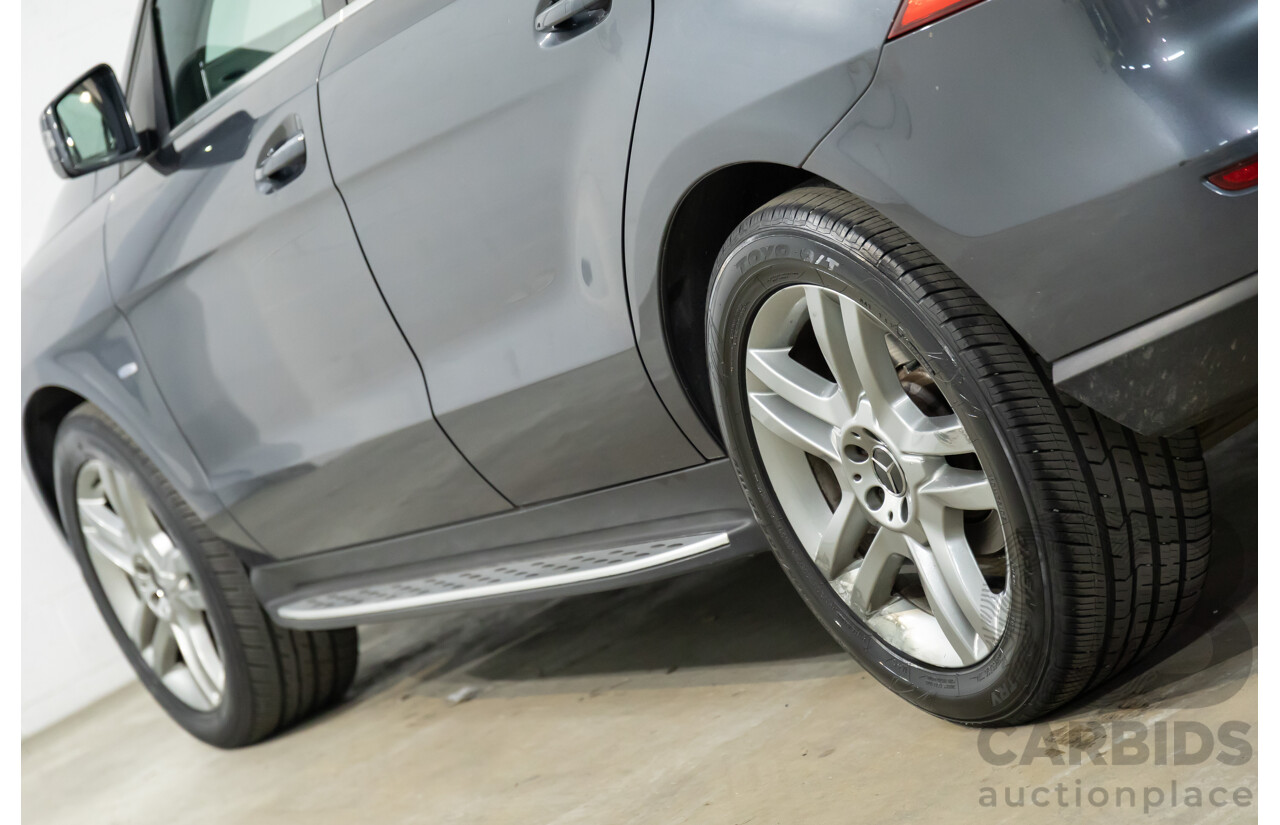 5/2012 Mercedes-Benz ML 250 CDI Bluetec (4x4) 166 4d Wagon Tenorite Grey Metallic Turbo Diesel 2.1L