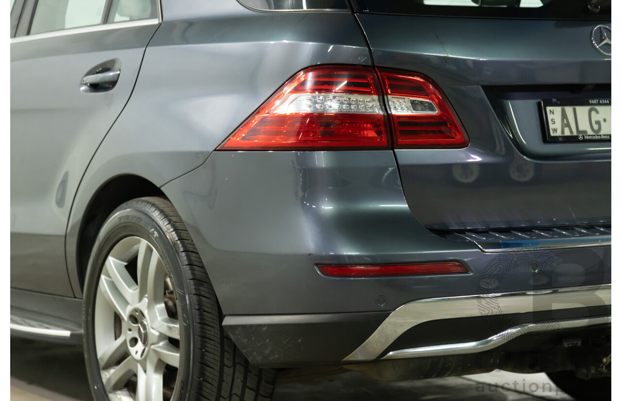 5/2012 Mercedes-Benz ML 250 CDI Bluetec (4x4) 166 4d Wagon Tenorite Grey Metallic Turbo Diesel 2.1L