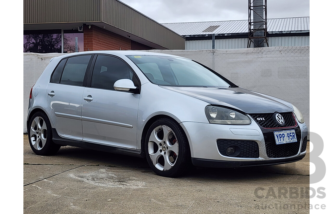 5/2008 Volkswagen Golf GTi 1K MY08 UPGRADE 5d Hatchback Silver 2.0L