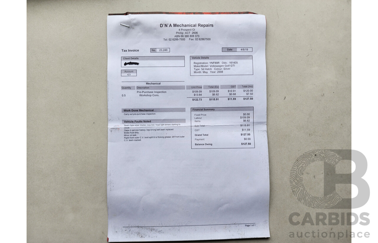 5/2008 Volkswagen Golf GTi 1K MY08 UPGRADE 5d Hatchback Silver 2.0L