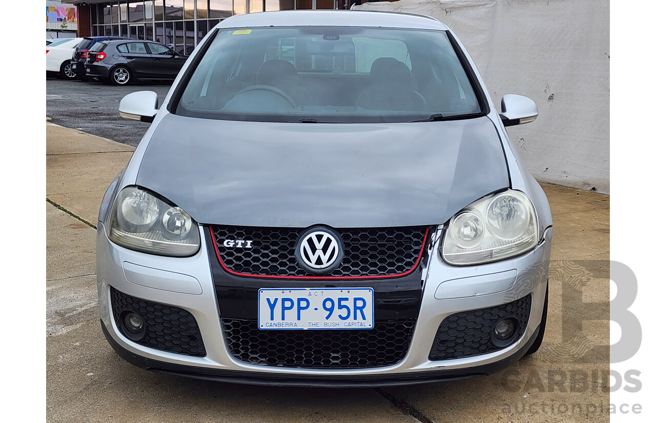 5/2008 Volkswagen Golf GTi 1K MY08 UPGRADE 5d Hatchback Silver 2.0L