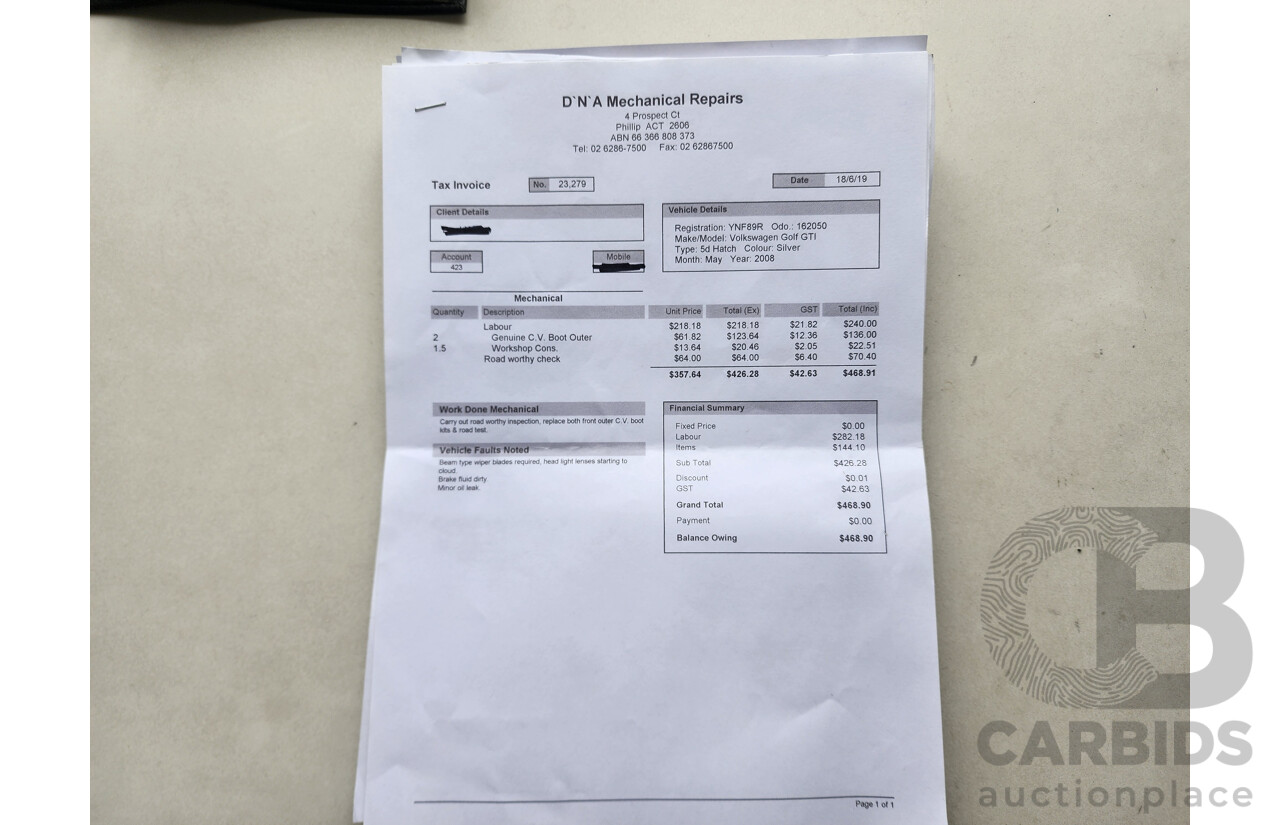 5/2008 Volkswagen Golf GTi 1K MY08 UPGRADE 5d Hatchback Silver 2.0L