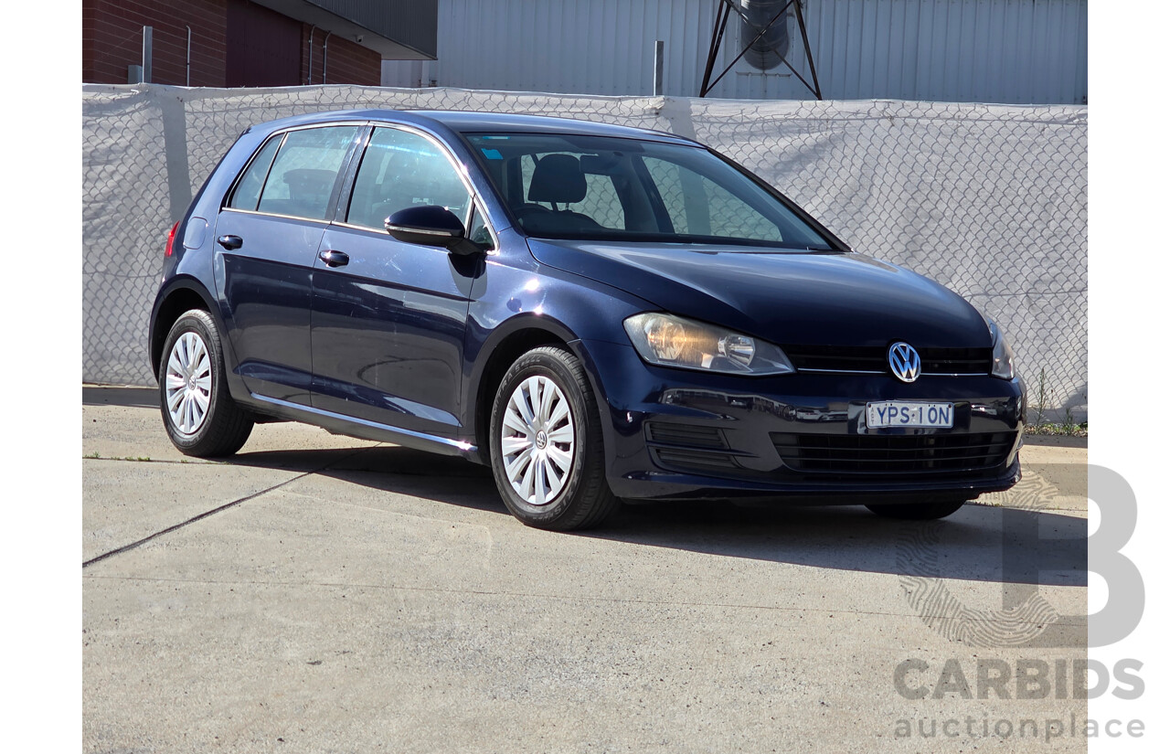 Volkswagen Golf 90 TSI FWD AU 5D Hatchback Blue 1.4L