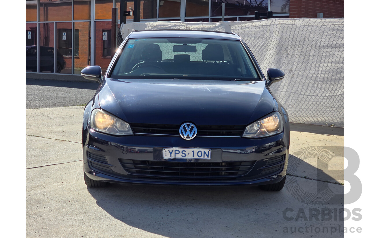 Volkswagen Golf 90 TSI FWD AU 5D Hatchback Blue 1.4L