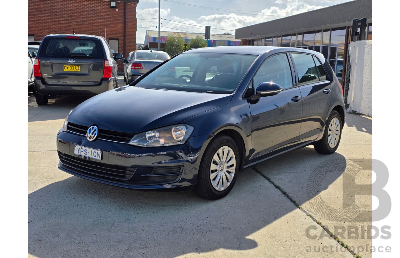 Volkswagen Golf 90 TSI FWD AU 5D Hatchback Blue 1.4L