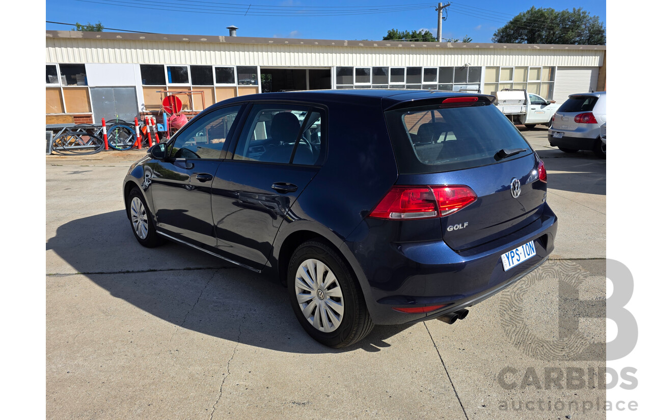 Volkswagen Golf 90 TSI FWD AU 5D Hatchback Blue 1.4L