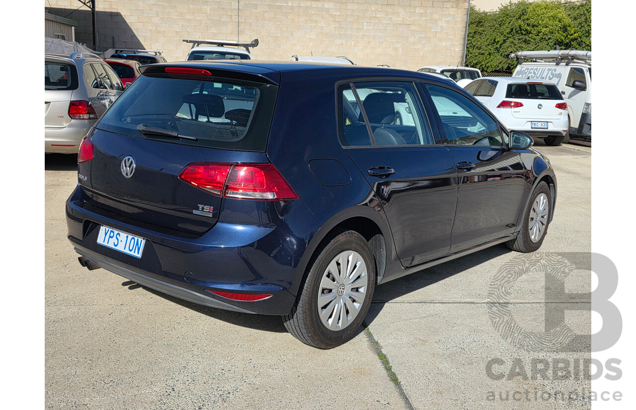 Volkswagen Golf 90 TSI FWD AU 5D Hatchback Blue 1.4L