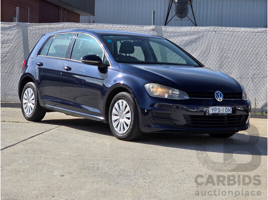  Volkswagen Golf 90 TSI FWD AU 5D Hatchback Blue 1.4L