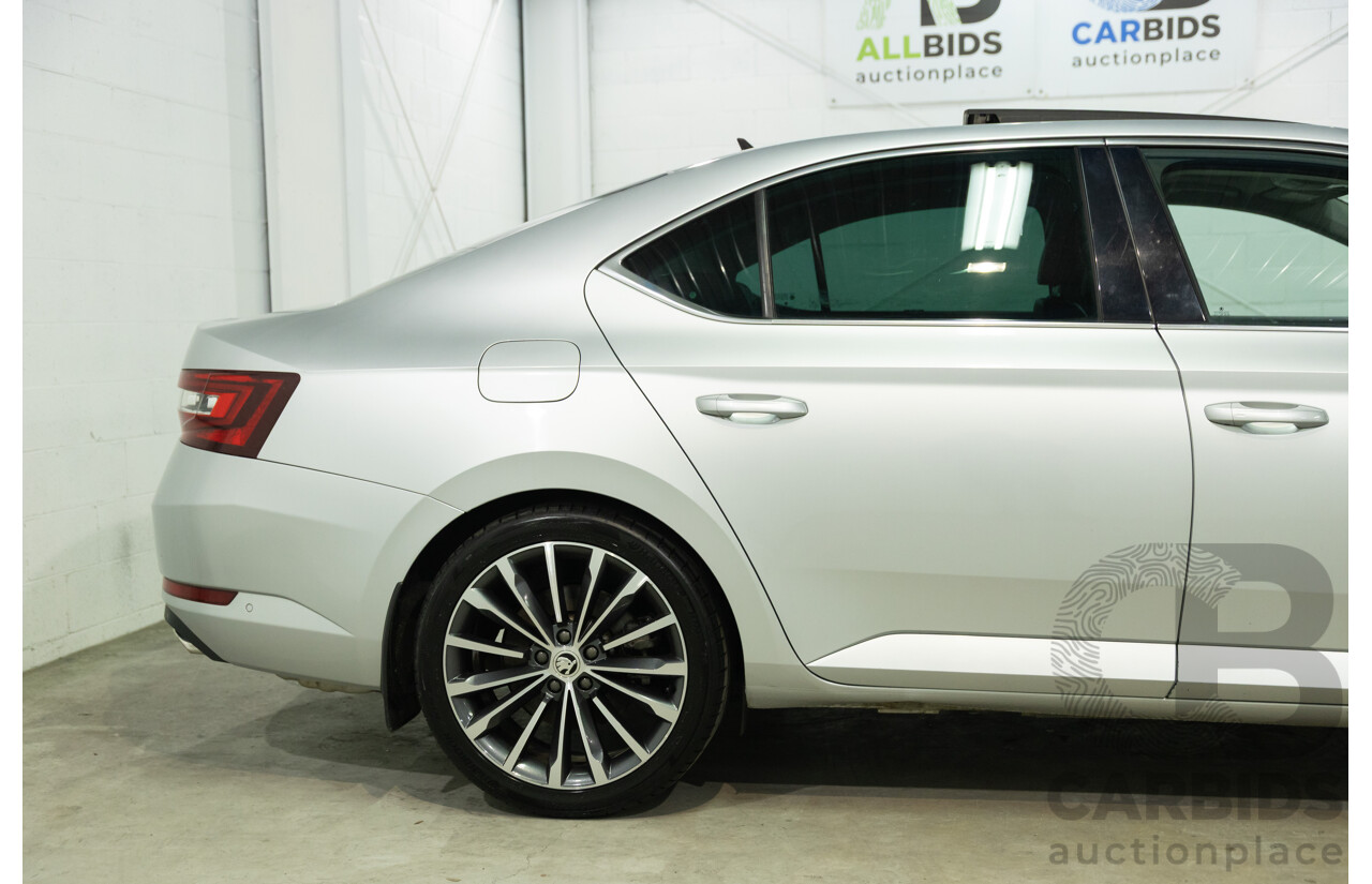 11/2016 Skoda Superb 206 TSI (4x4) NP MY17 4d Sedan Brilliant Silver Metallic Turbo 2.0L