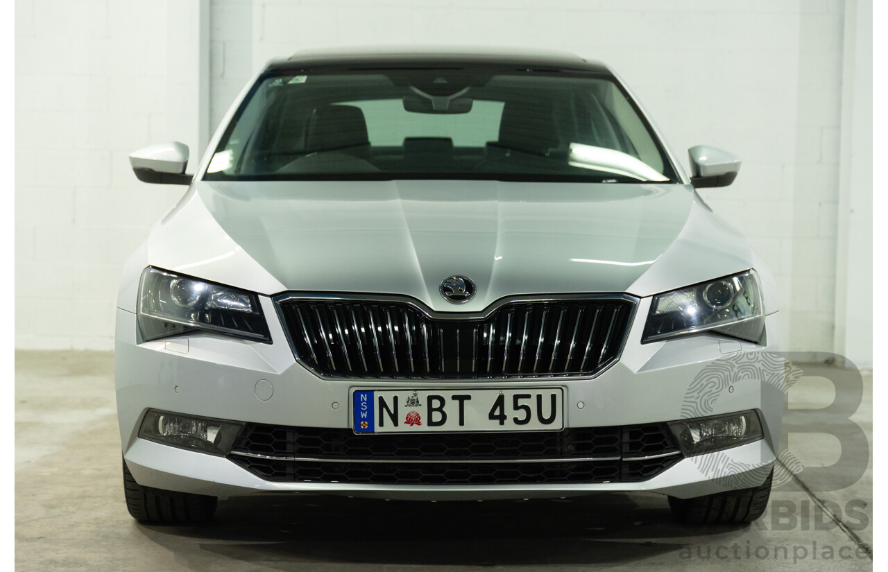 11/2016 Skoda Superb 206 TSI (4x4) NP MY17 4d Sedan Brilliant Silver Metallic Turbo 2.0L