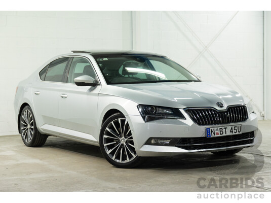 11/2016 Skoda Superb 206 TSI (4x4) NP MY17 4d Sedan Brilliant Silver Metallic Turbo 2.0L