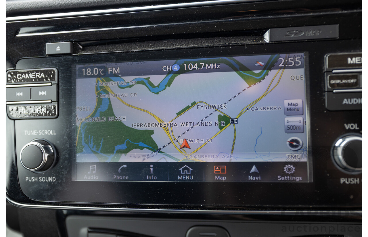 02/2018 Nissan Leaf ZE1 5d Hatchback Ivory Pearl /Dark Blue Pearl Dedicated Electric EV AC110kW - 07/21 Import