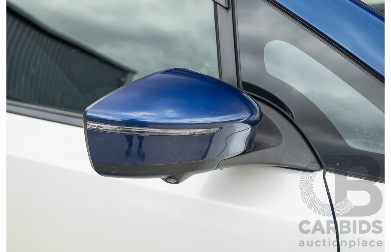 02/2018 Nissan Leaf ZE1 5d Hatchback Ivory Pearl /Dark Blue Pearl Dedicated Electric EV AC110kW - 07/21 Import