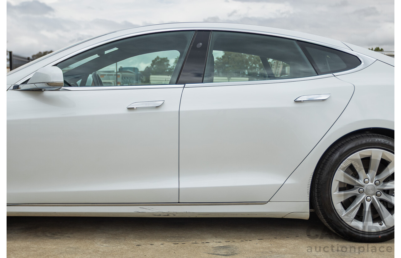10/2017 Tesla Model S 75 MY17 4D Hatchback Pearl White - Dedicated Electric EV 235kw