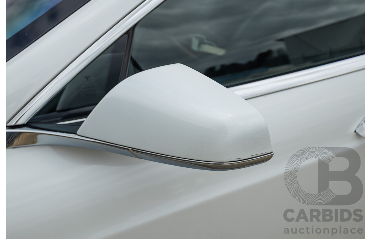 10/2017 Tesla Model S 75 MY17 4D Hatchback Pearl White - Dedicated Electric EV 235kw