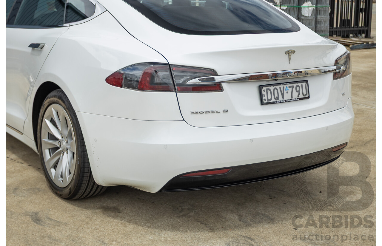 10/2017 Tesla Model S 75 MY17 4D Hatchback Pearl White - Dedicated Electric EV 235kw