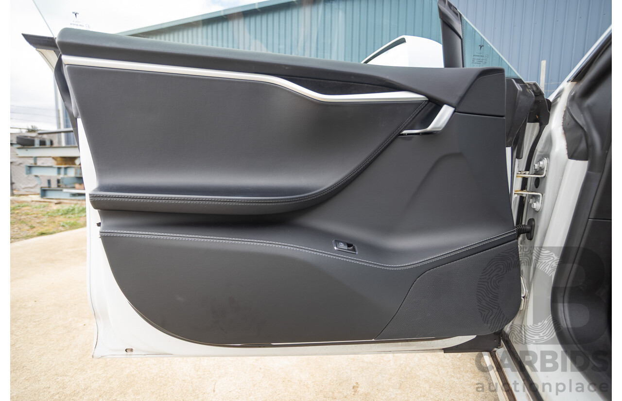 10/2017 Tesla Model S 75 MY17 4D Hatchback Pearl White - Dedicated Electric EV 235kw