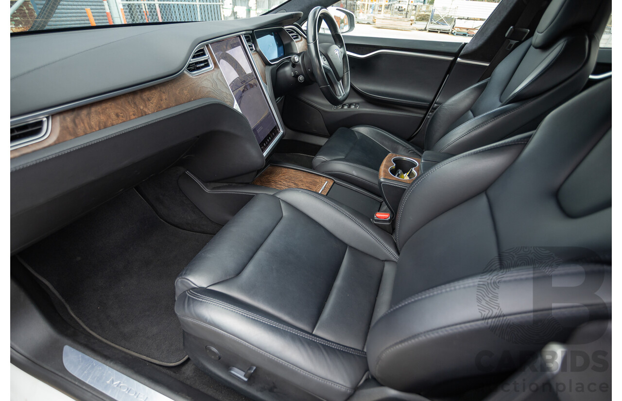 10/2017 Tesla Model S 75 MY17 4D Hatchback Pearl White - Dedicated Electric EV 235kw