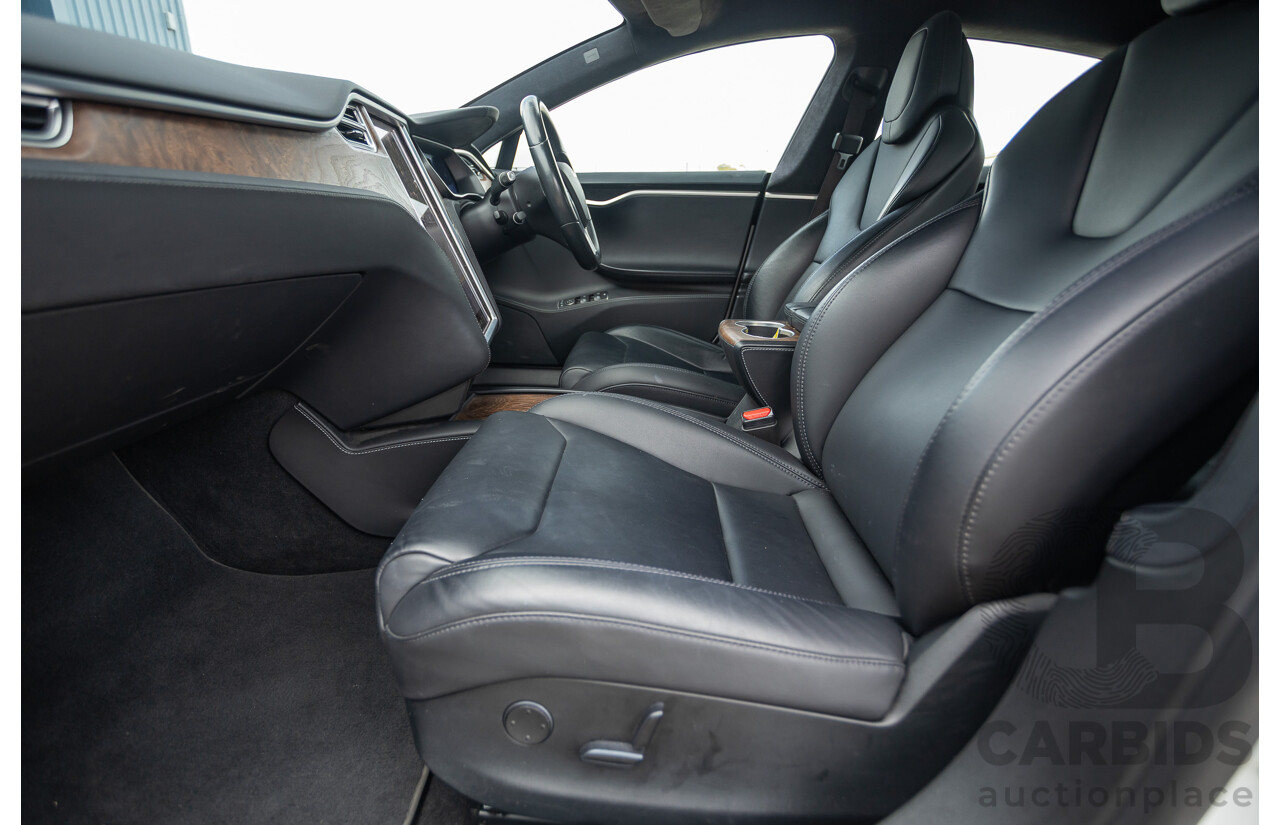 10/2017 Tesla Model S 75 MY17 4D Hatchback Pearl White - Dedicated Electric EV 235kw