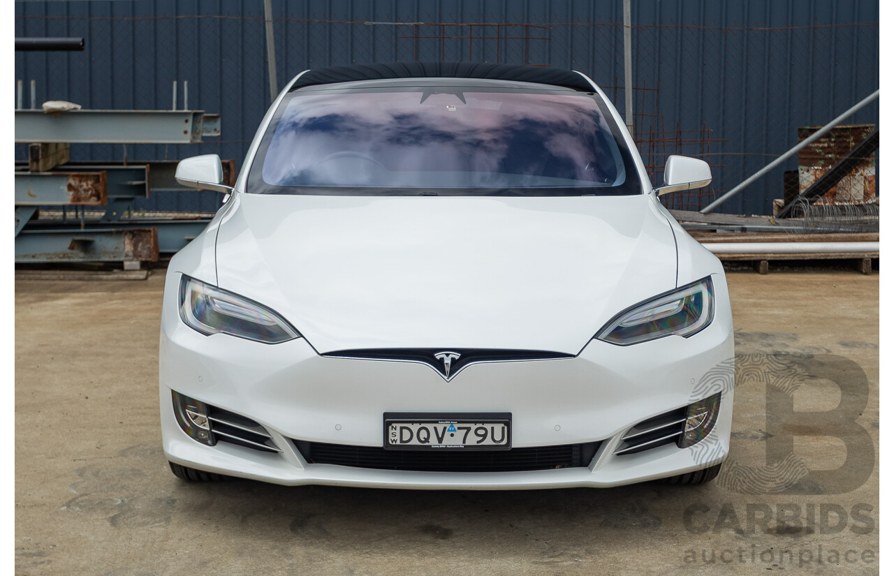 10/2017 Tesla Model S 75 MY17 4D Hatchback Pearl White - Dedicated Electric EV 235kw