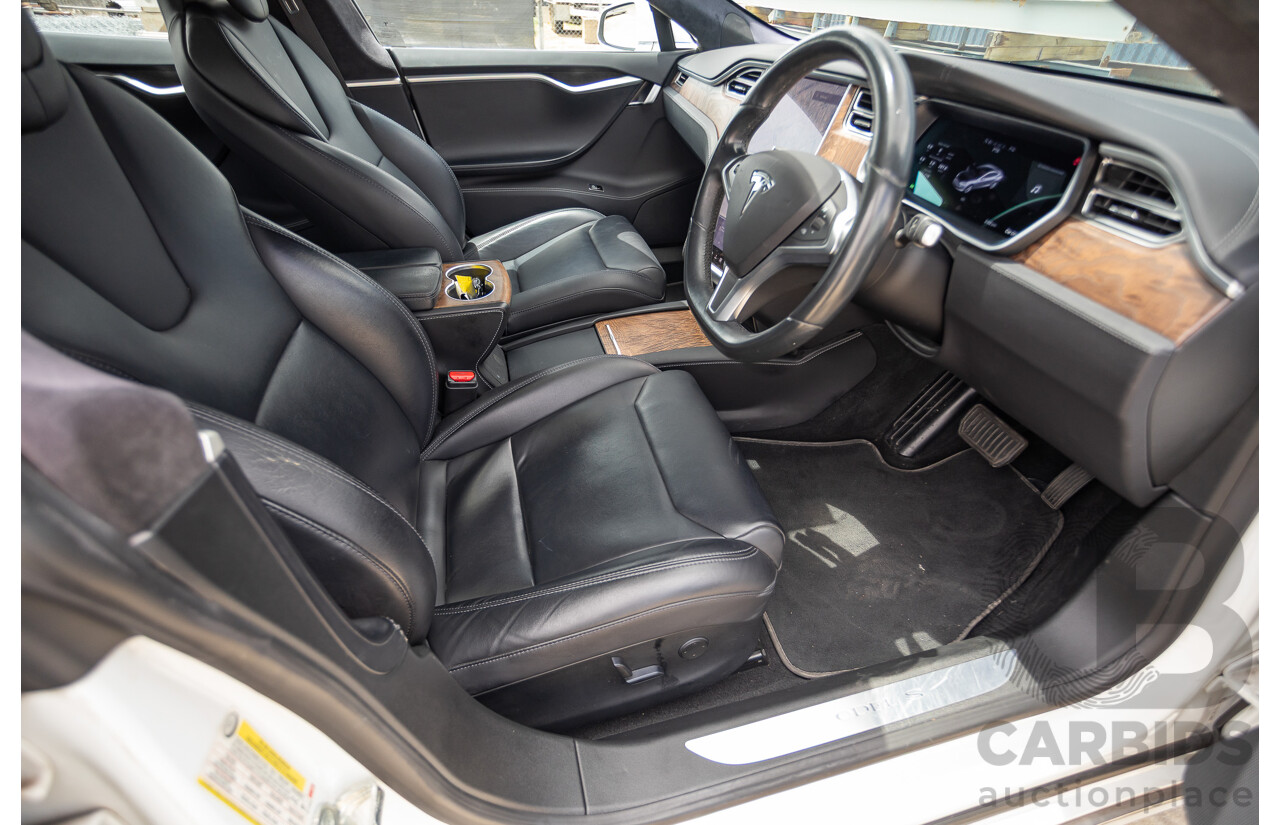 10/2017 Tesla Model S 75 MY17 4D Hatchback Pearl White - Dedicated Electric EV 235kw