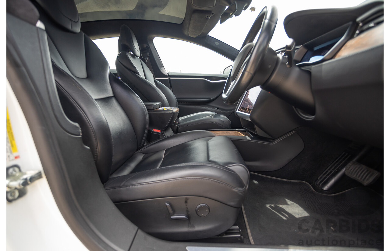 10/2017 Tesla Model S 75 MY17 4D Hatchback Pearl White - Dedicated Electric EV 235kw