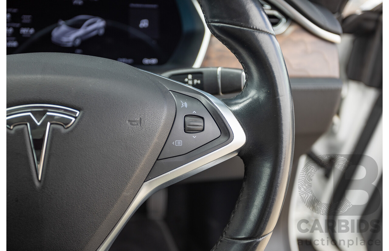 10/2017 Tesla Model S 75 MY17 4D Hatchback Pearl White - Dedicated Electric EV 235kw