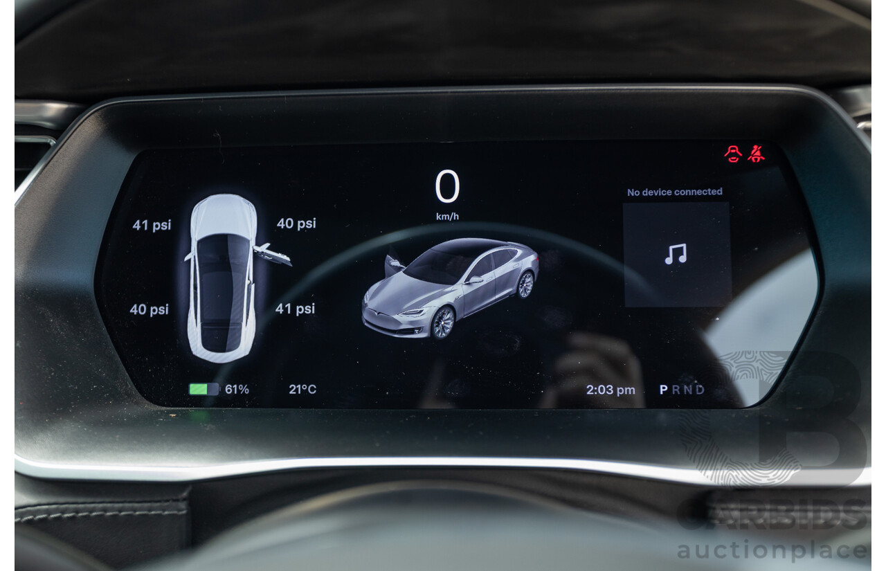 10/2017 Tesla Model S 75 MY17 4D Hatchback Pearl White - Dedicated Electric EV 235kw