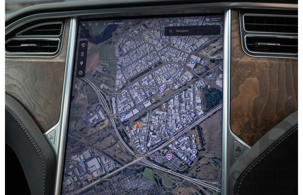 10/2017 Tesla Model S 75 MY17 4D Hatchback Pearl White - Dedicated Electric EV 235kw