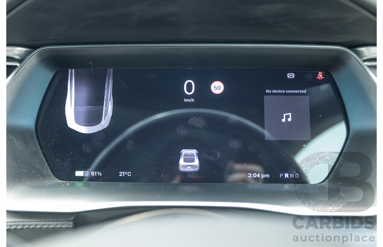 10/2017 Tesla Model S 75 MY17 4D Hatchback Pearl White - Dedicated Electric EV 235kw