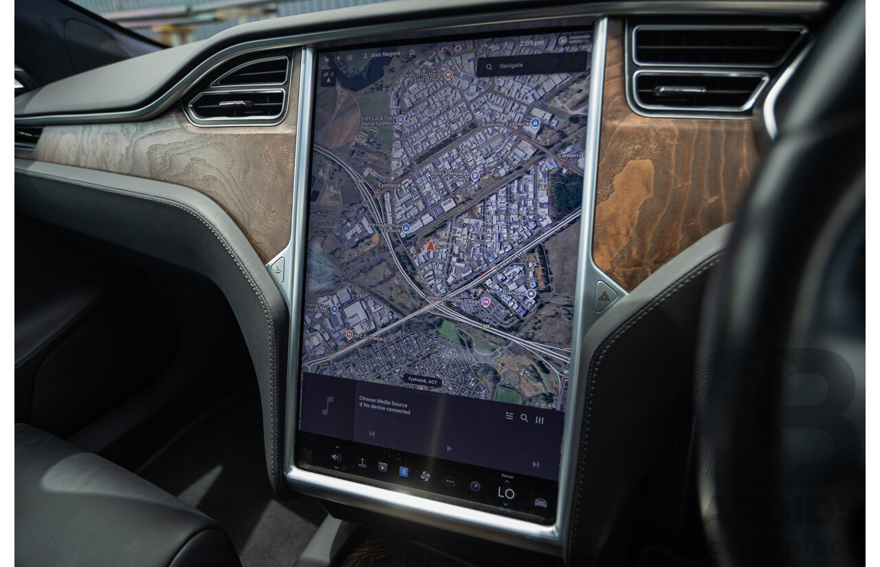 10/2017 Tesla Model S 75 MY17 4D Hatchback Pearl White - Dedicated Electric EV 235kw