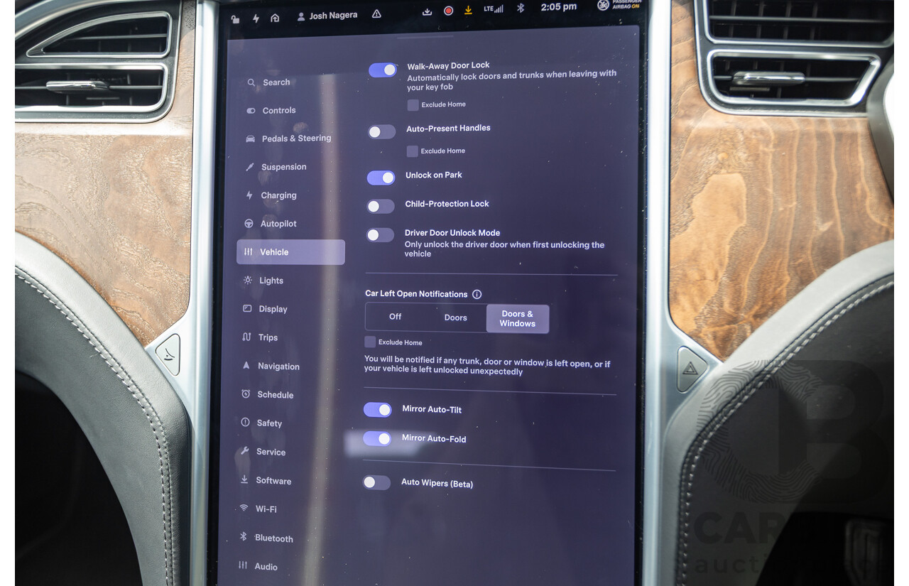 10/2017 Tesla Model S 75 MY17 4D Hatchback Pearl White - Dedicated Electric EV 235kw