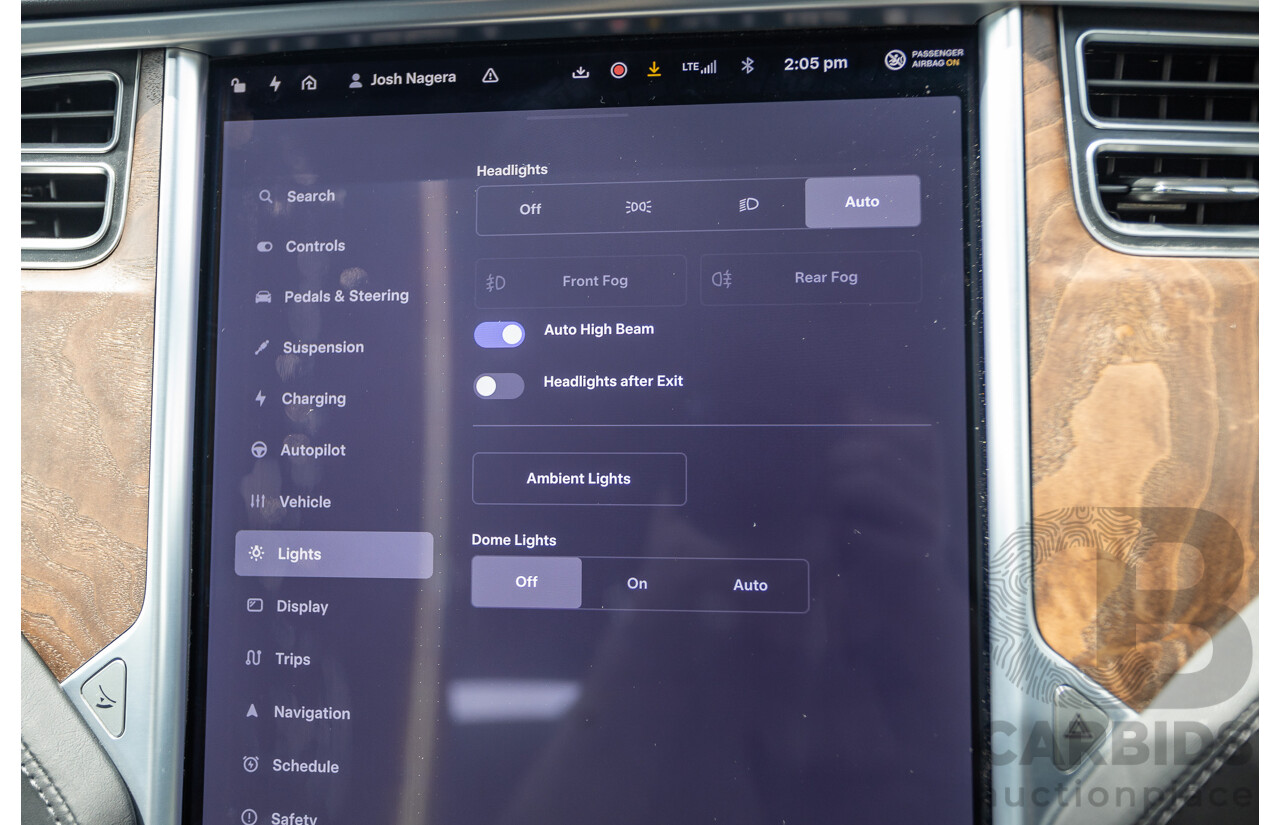 10/2017 Tesla Model S 75 MY17 4D Hatchback Pearl White - Dedicated Electric EV 235kw