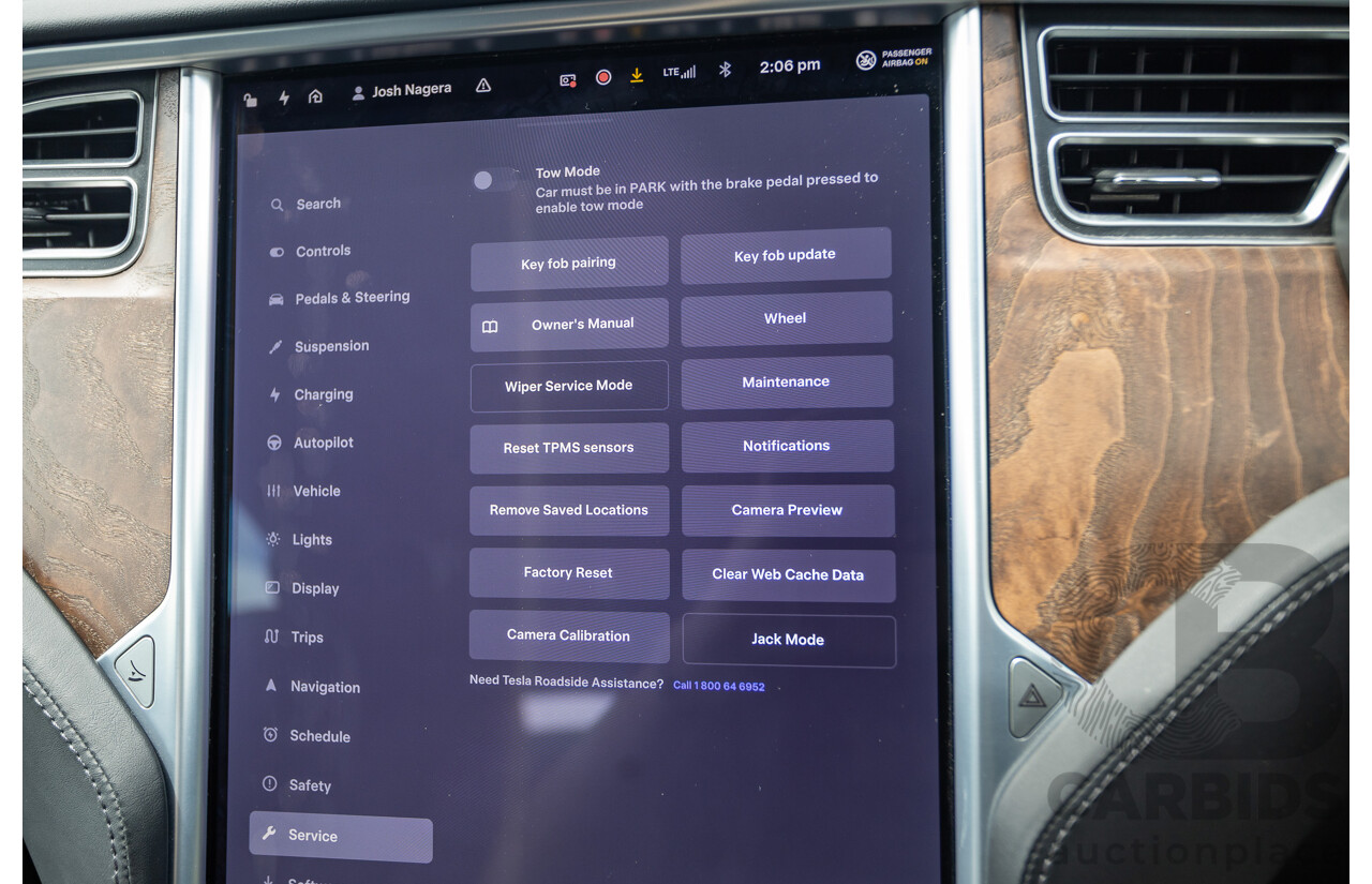 10/2017 Tesla Model S 75 MY17 4D Hatchback Pearl White - Dedicated Electric EV 235kw