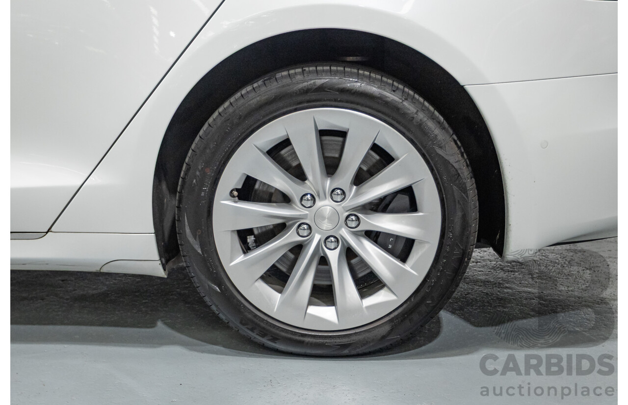 10/2017 Tesla Model S 75 MY17 4D Hatchback Pearl White - Dedicated Electric EV 235kw