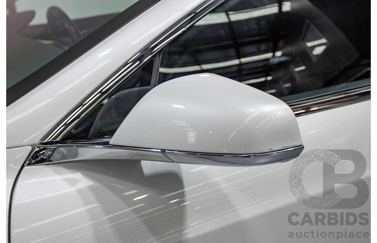 10/2017 Tesla Model S 75 MY17 4D Hatchback Pearl White - Dedicated Electric EV 235kw