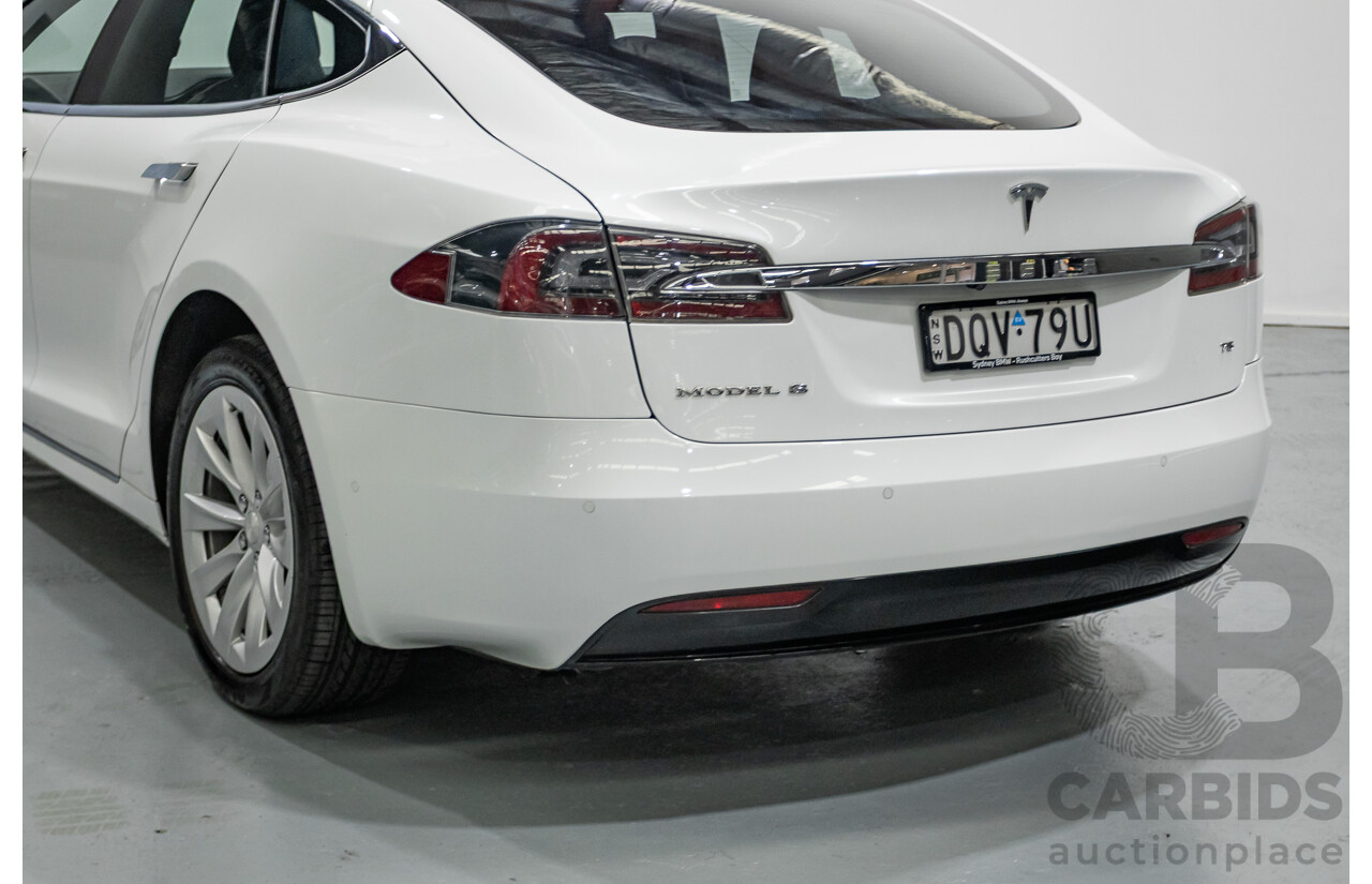 10/2017 Tesla Model S 75 MY17 4D Hatchback Pearl White - Dedicated Electric EV 235kw