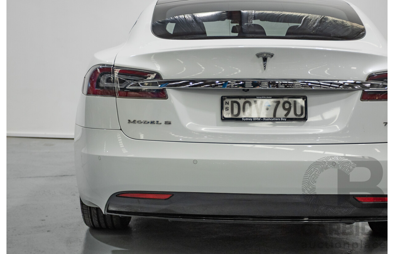 10/2017 Tesla Model S 75 MY17 4D Hatchback Pearl White - Dedicated Electric EV 235kw