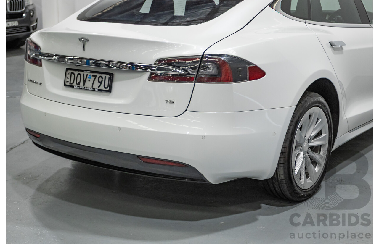 10/2017 Tesla Model S 75 MY17 4D Hatchback Pearl White - Dedicated Electric EV 235kw