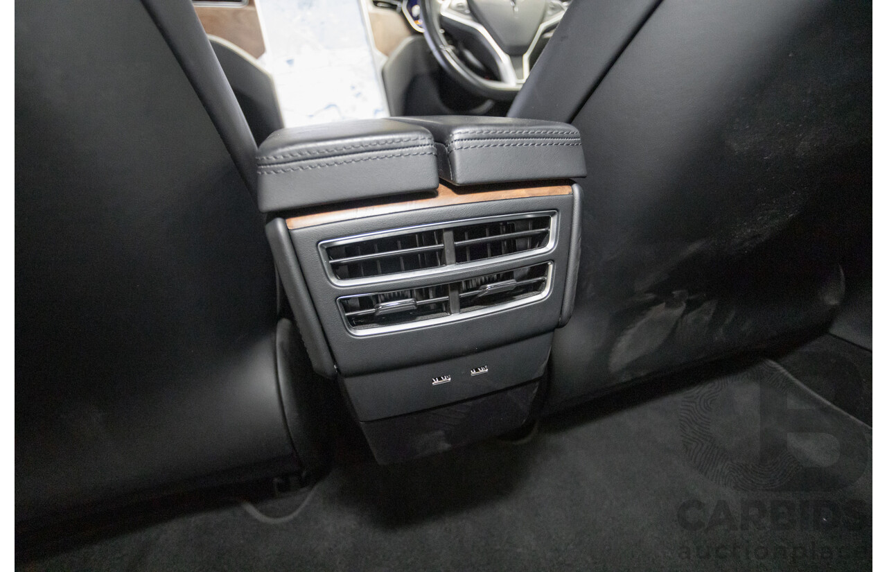 10/2017 Tesla Model S 75 MY17 4D Hatchback Pearl White - Dedicated Electric EV 235kw