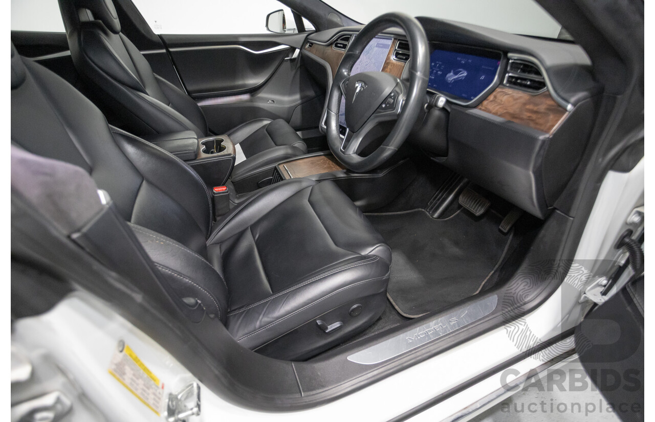 10/2017 Tesla Model S 75 MY17 4D Hatchback Pearl White - Dedicated Electric EV 235kw