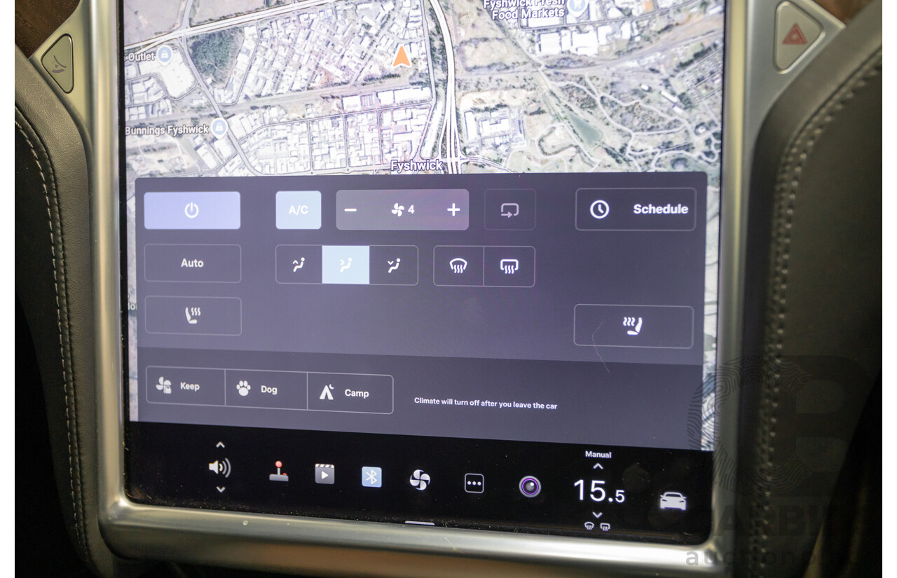 10/2017 Tesla Model S 75 MY17 4D Hatchback Pearl White - Dedicated Electric EV 235kw