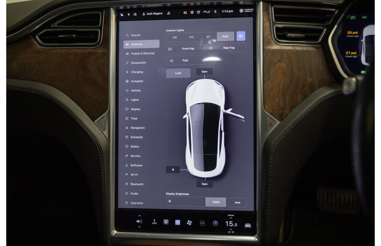 10/2017 Tesla Model S 75 MY17 4D Hatchback Pearl White - Dedicated Electric EV 235kw