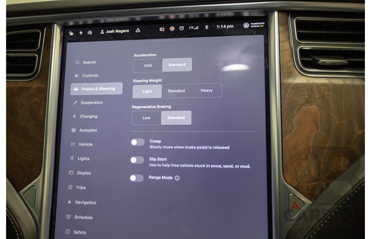 10/2017 Tesla Model S 75 MY17 4D Hatchback Pearl White - Dedicated Electric EV 235kw