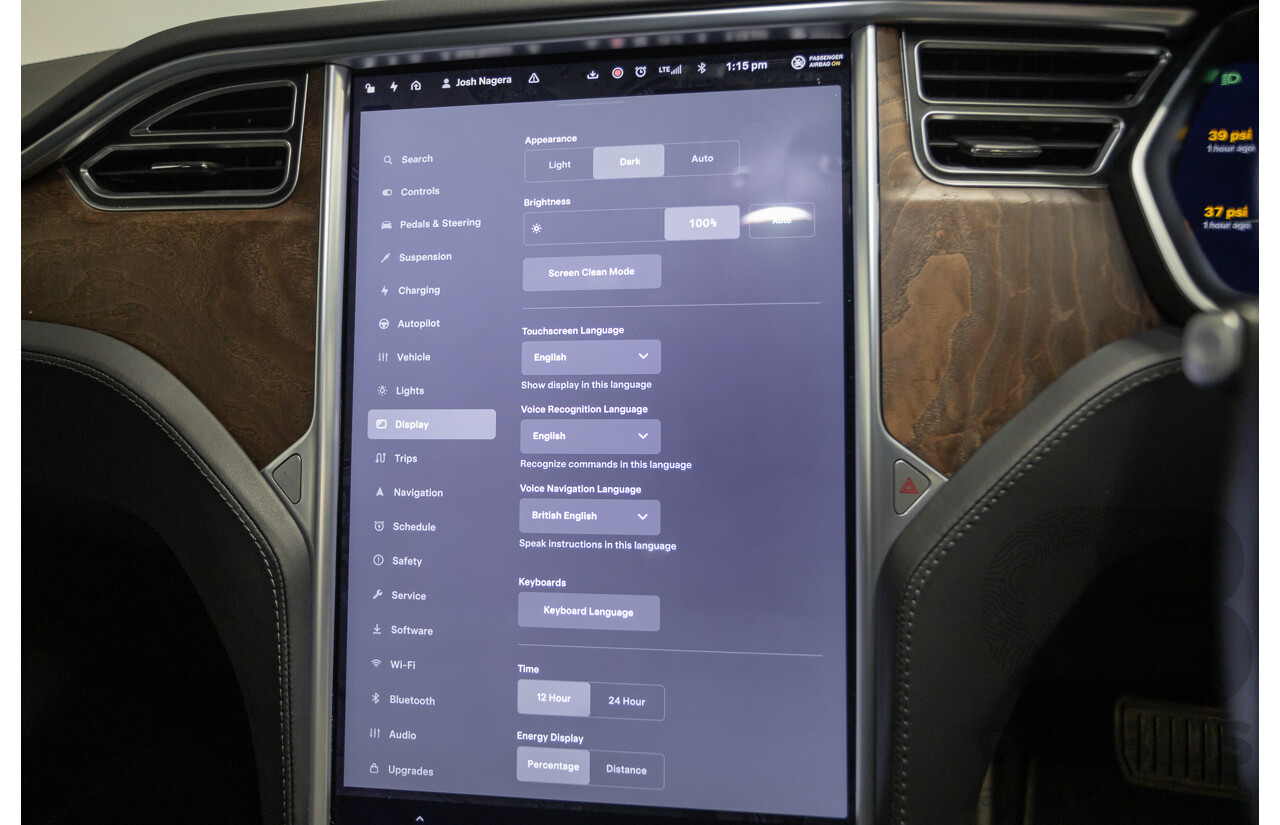 10/2017 Tesla Model S 75 MY17 4D Hatchback Pearl White - Dedicated Electric EV 235kw